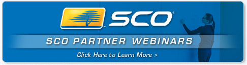 SCO: SCO Partner Webinars; Click here to learn more.